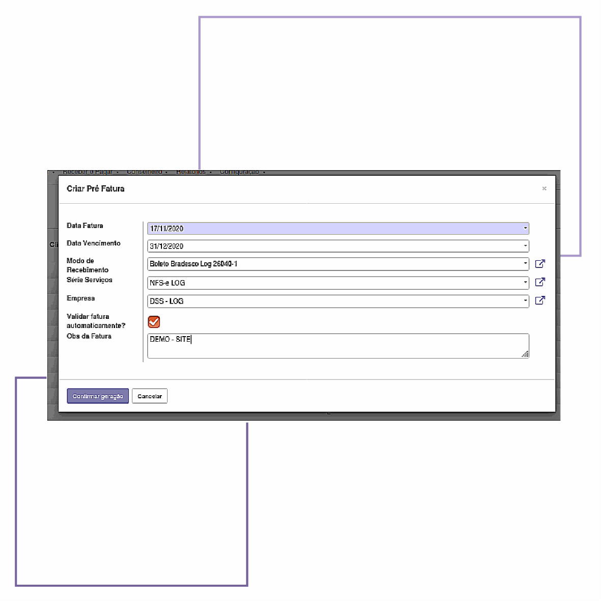 Odoo - Exemplo 1 para três colunas